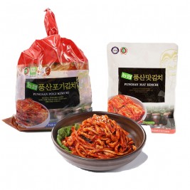 포기김치2.5kg+ 맛김치300g*4개 + 무말랭이250g